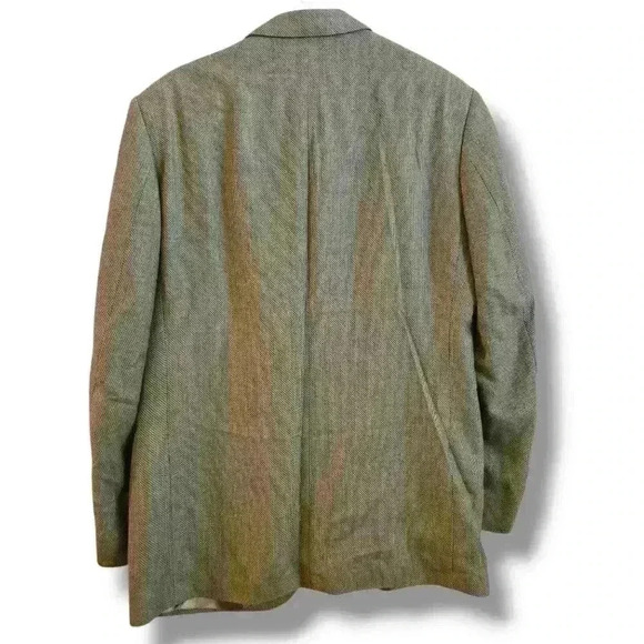 Oscar de la Renta Silk Wool Men's Suit Jacket size 38R #172 - Picture 2 of 8